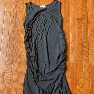 Black maternity body on dress